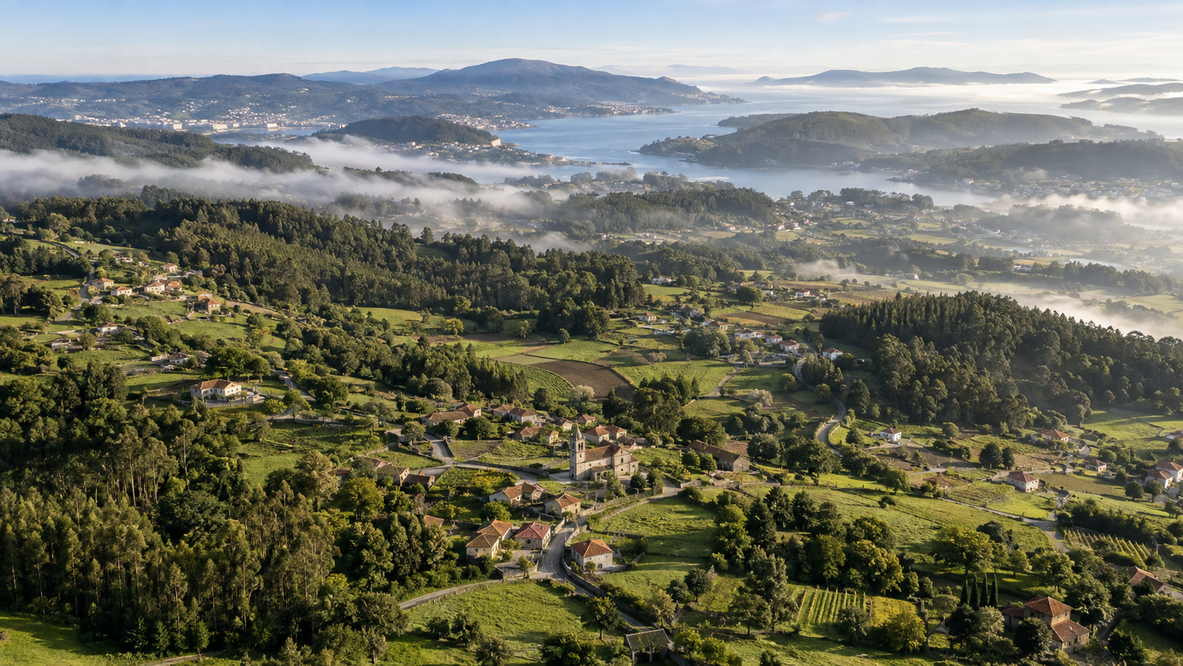 Territorio galego desde o aire